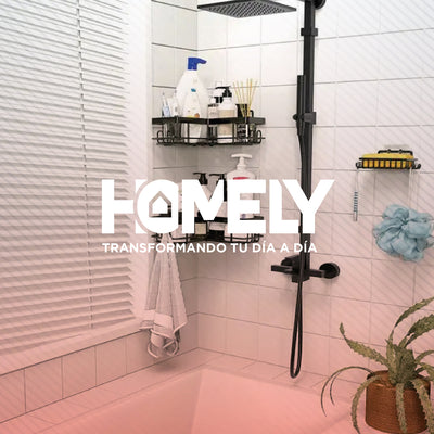 Organizador de ducha acero inoxidable Homely Set X7