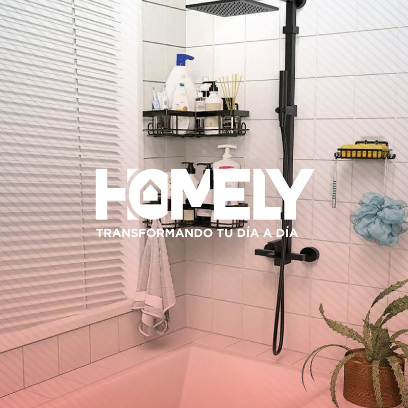 Organizador de ducha acero inoxidable Homely Set X7