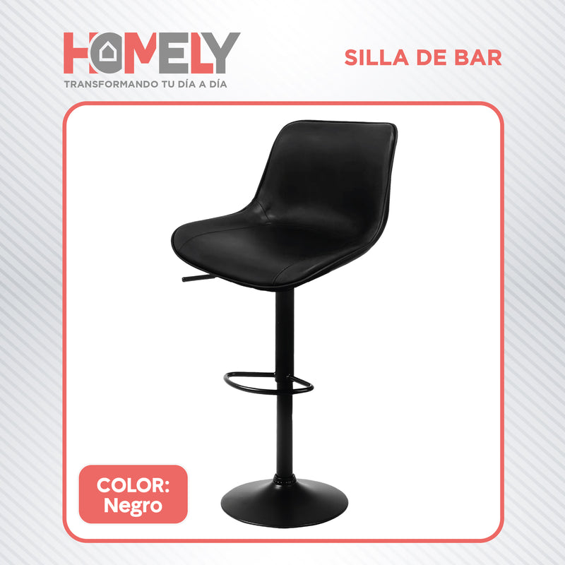 Taburete Silla De Bar Homely Altura Regulable Cocina Americana 80cm