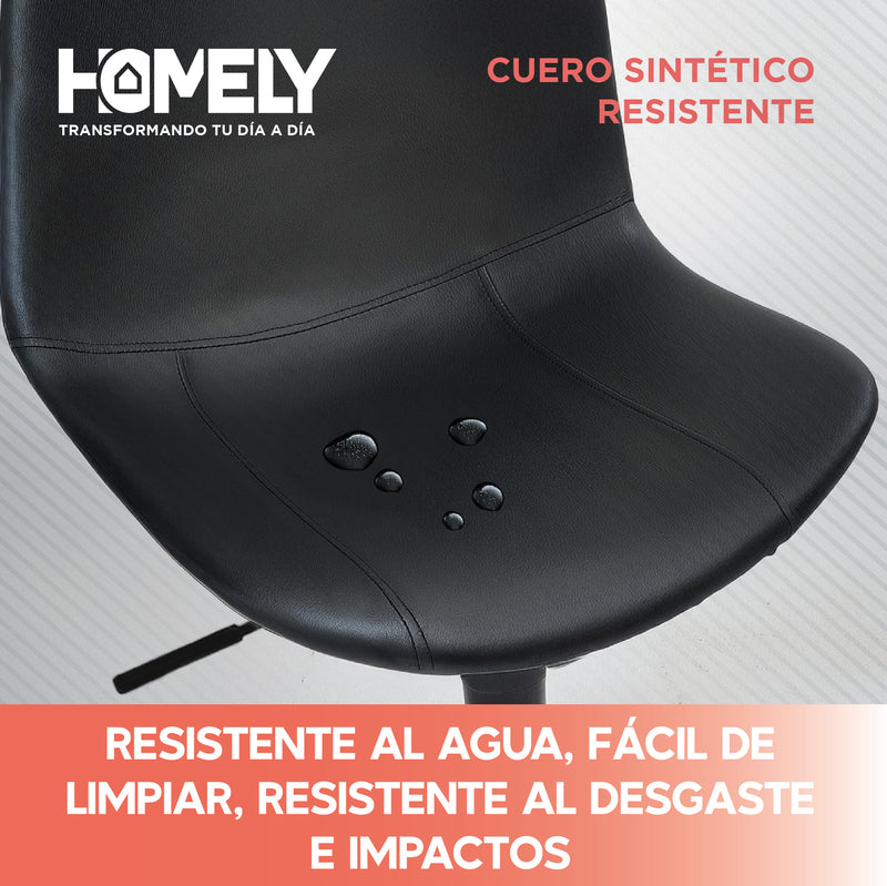 Taburete Silla De Bar Homely Altura Regulable Cocina Americana 80cm X2