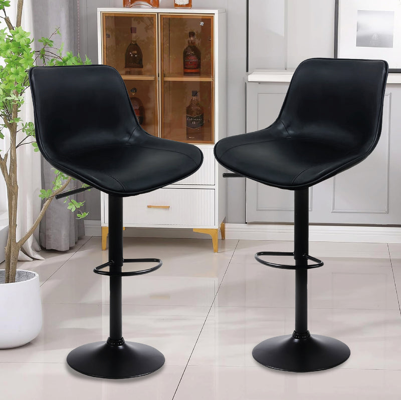 Taburete Silla De Bar Homely Altura Regulable Cocina Americana 80cm X2