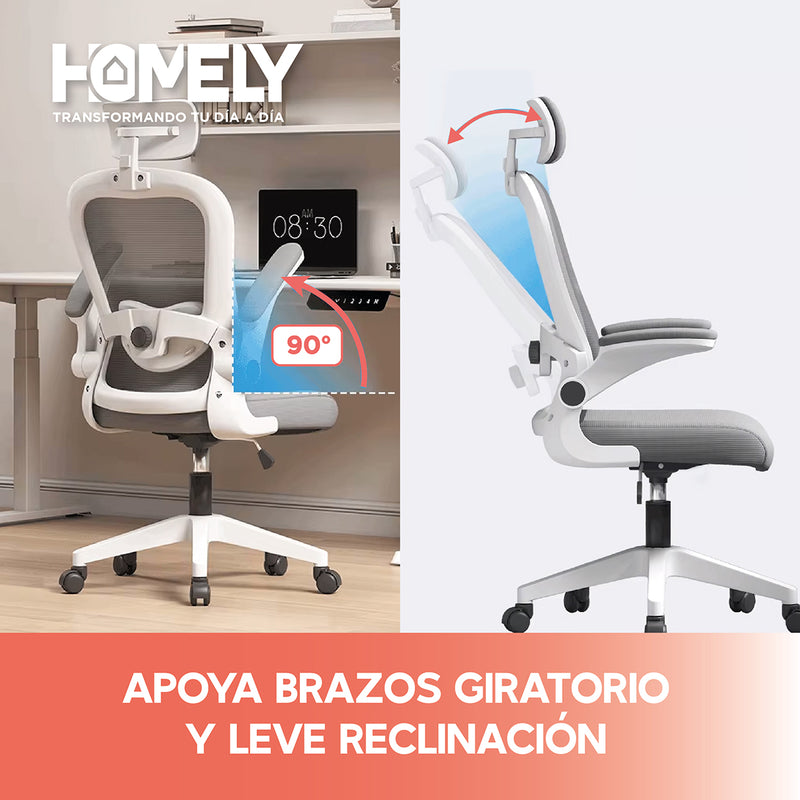 Silla Oficina Ergonómica Escritorio Gerencial Ejecutiva Homely