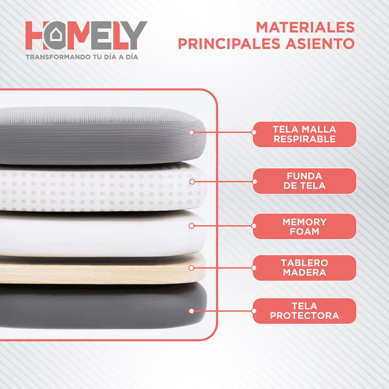 Silla Oficina Ergonómica Escritorio Gerencial Ejecutiva Homely