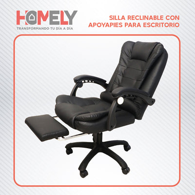 Silla de Oficina Ergonomica Lumbar Homely Ejecutiva Escritorio Premium