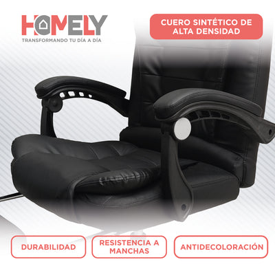 Silla de Oficina Ergonomica Lumbar Homely Ejecutiva Escritorio Premium