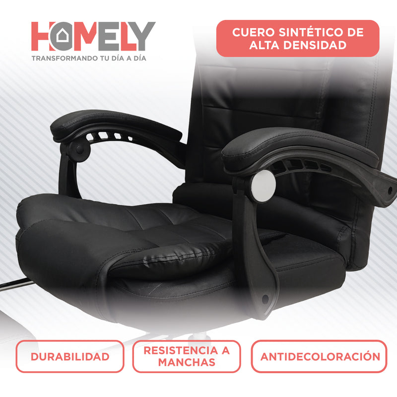 Silla de Oficina Ergonomica Lumbar Homely Ejecutiva Escritorio Premium