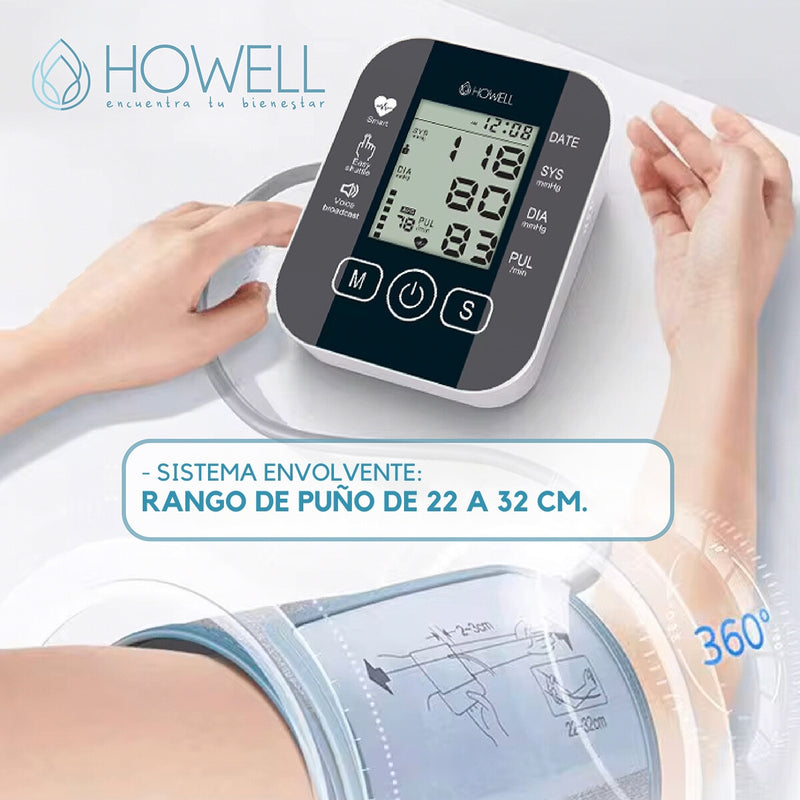 Tensiómetro Toma Presión Digital Recargable Howell T-300