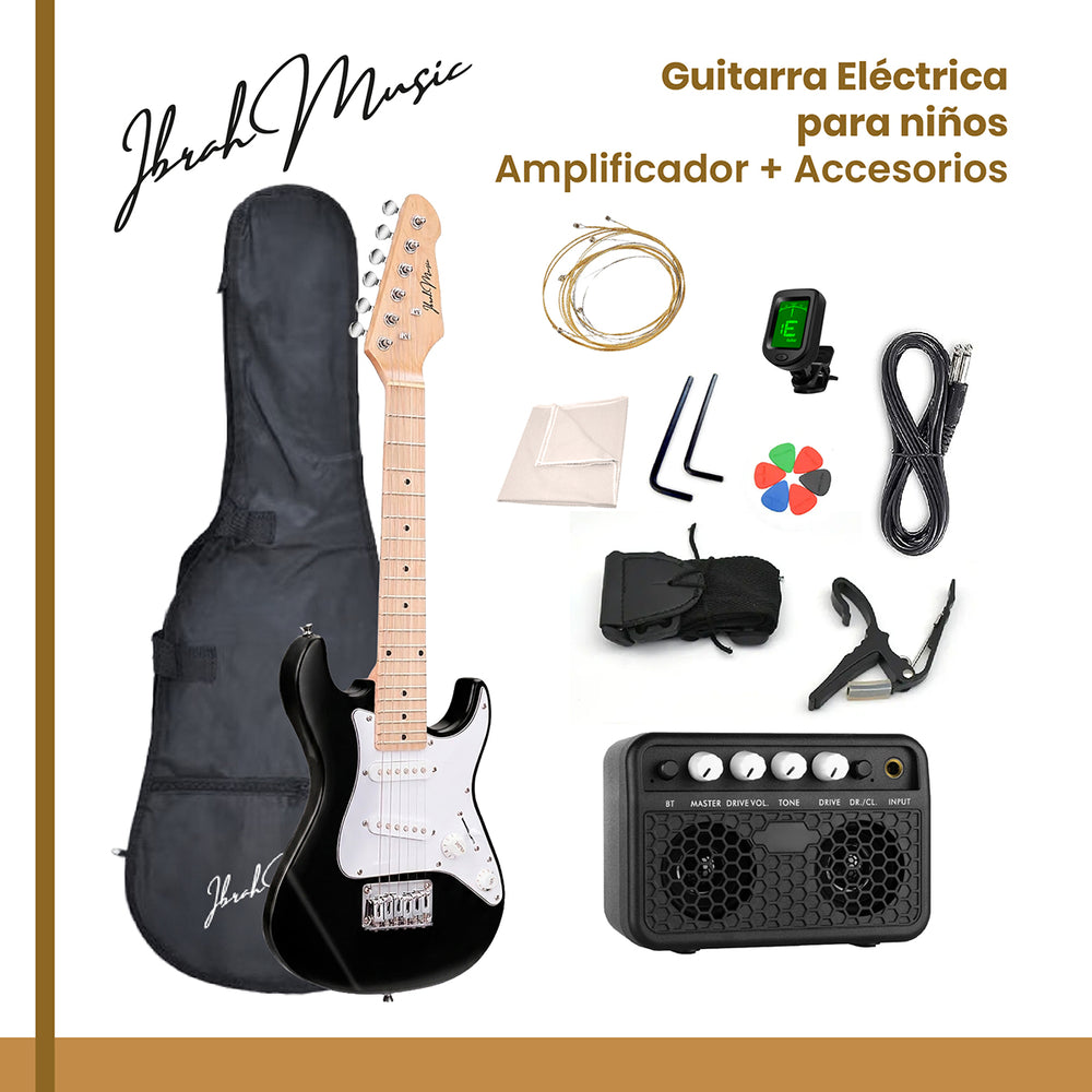 Guitarra Eléctrica 30 Pulgadas Niño Ibrah Music - 08