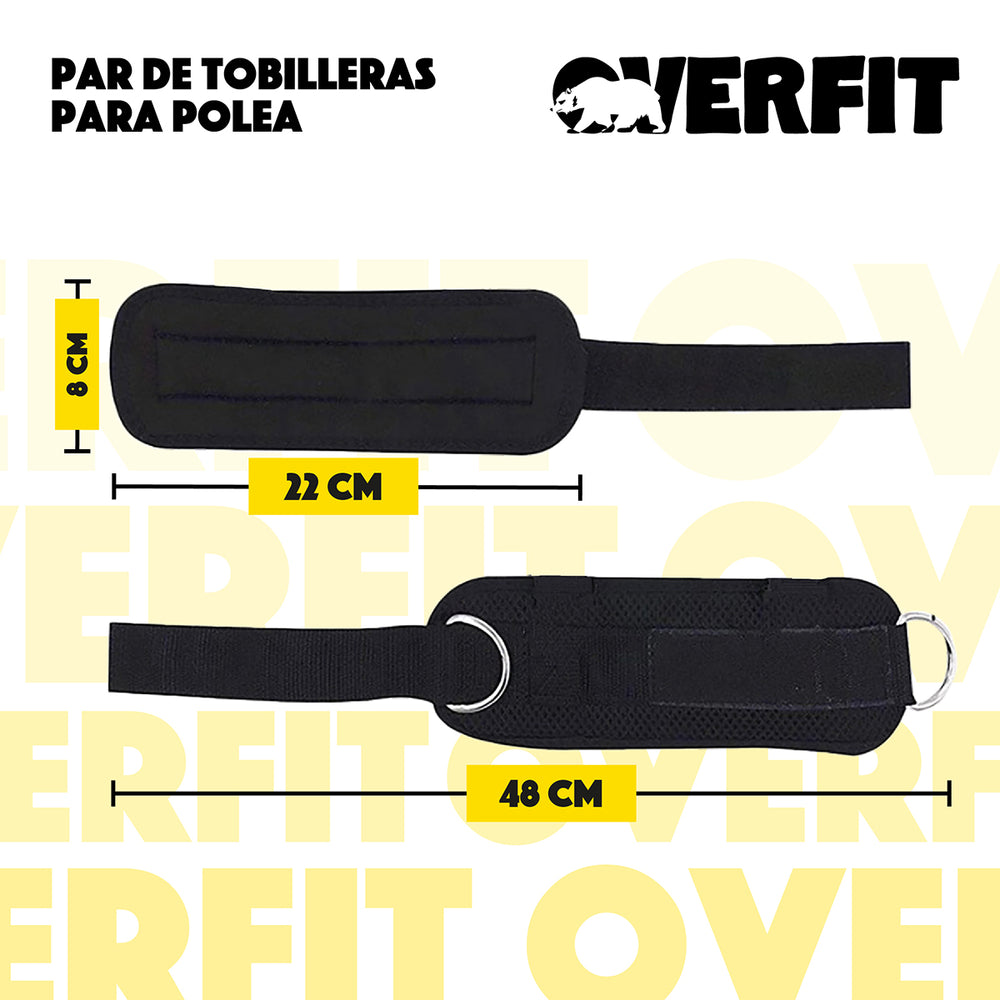 Tobilleras Para Polea Overfit - Vista 3
