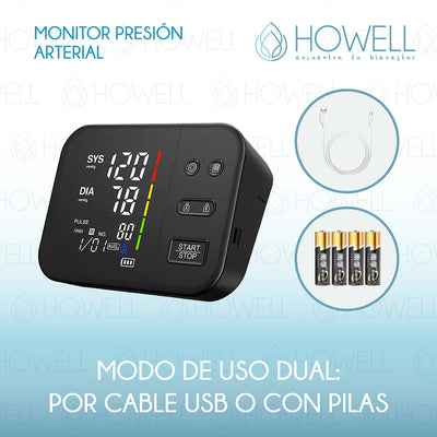 Tensiómetro V2 Toma Presión Digital Pro Howell Usb Bateria