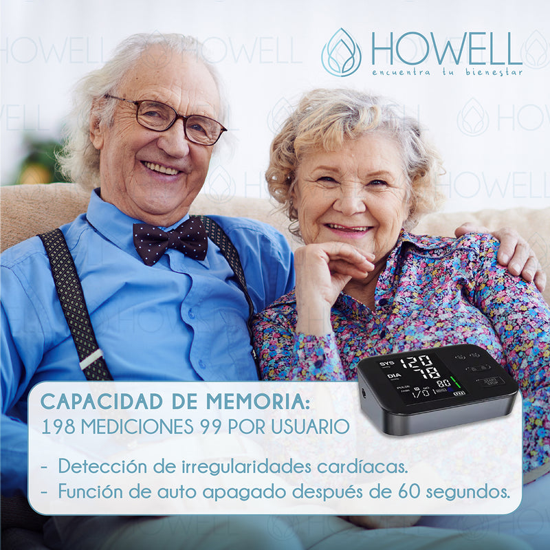 Tensiómetro V2 Toma Presión Digital Pro Howell Usb Bateria