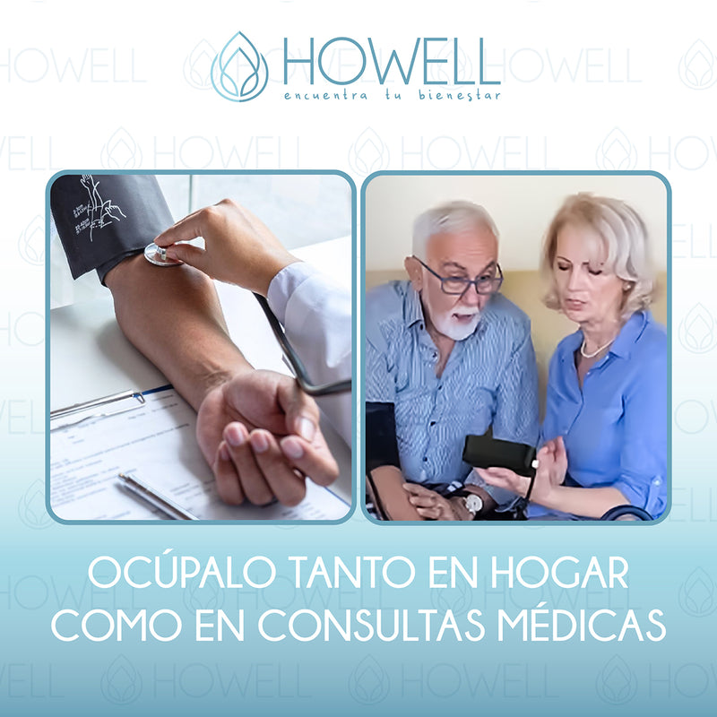 Tensiómetro V2 Toma Presión Digital Pro Howell Usb Bateria