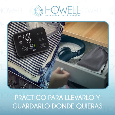 Tensiómetro V2 Toma Presión Digital Pro Howell Usb Bateria