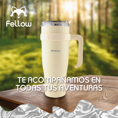 Termo Vaso Mug Térmico Juniper By Fellow 1.2L Acero Inox 304 - Blanco