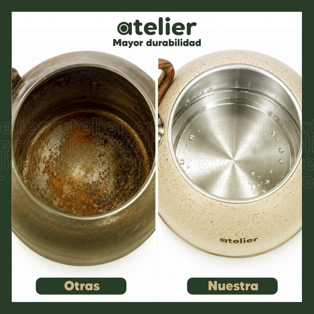 Tetera Atelier granito - mayor durabilidad