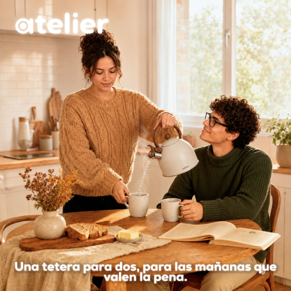 Tetera Atelier granito - vista complementaria