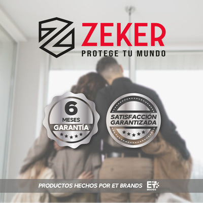 Timbre Inalambrico De Seguridad Inteligente Zeker Audio Bidireccional Distancia 15 Metros Con Camara 4mp HD 2.4 Ghz Usb Bateria