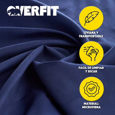 Toallas Microfibra Secado Rapido Overfit Absorbentes Pack X3