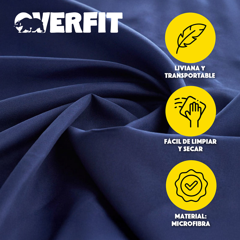 Toallas Microfibra Secado Rapido Overfit Absorbentes Pack X3