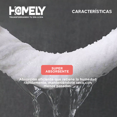 Toallas de Baño Algodon Absorbente Homely 500 Gsm Cuerpo Manos Set X2