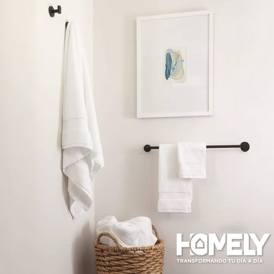 Toallas de Baño Algodon Absorbente Homely 500 Gsm Cuerpo Manos Set X2