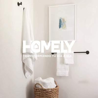 Toallas de Baño Algodon Absorbente Homely 350 Gsm Cuerpo Manos Set X2