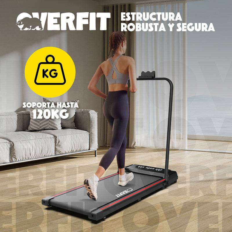 Trotadora 2 Hp Overfit Fitness Caminadora Electrica Plegable 10 Km/h