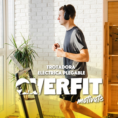 Trotadora 2 Hp Overfit Fitness Caminadora Electrica Plegable 10 Km/h