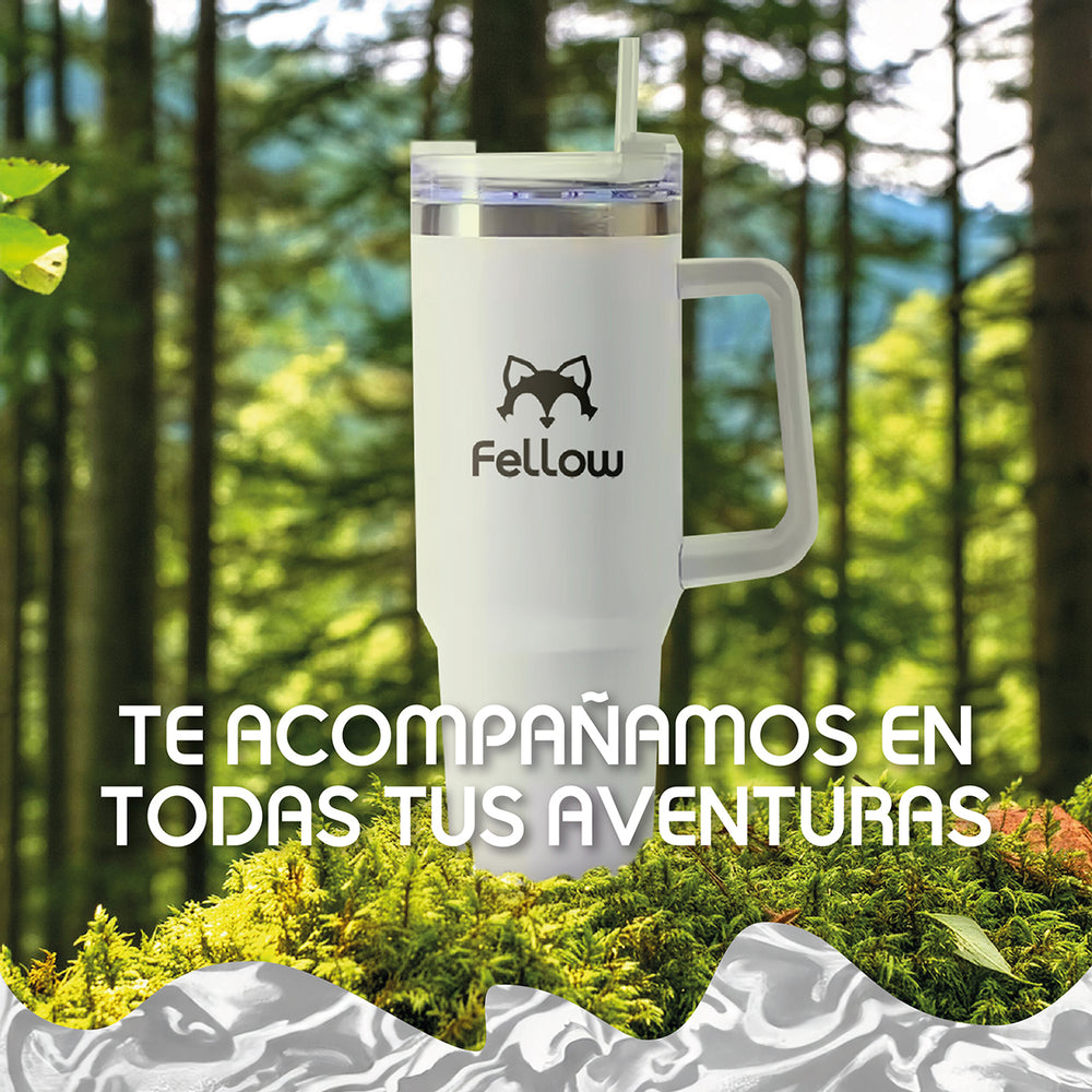 Vaso Termico 1.2Lts Electra By Fellow Mug Tumblr + Bombilla
