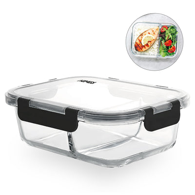 Tupper de Vidrio con Divisiones 965 ml