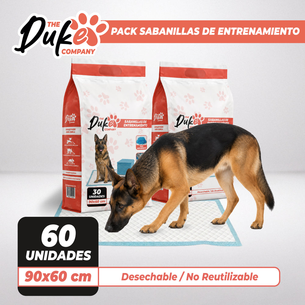 Duke Training Pad Pack 60 U - Pack doble bolsa