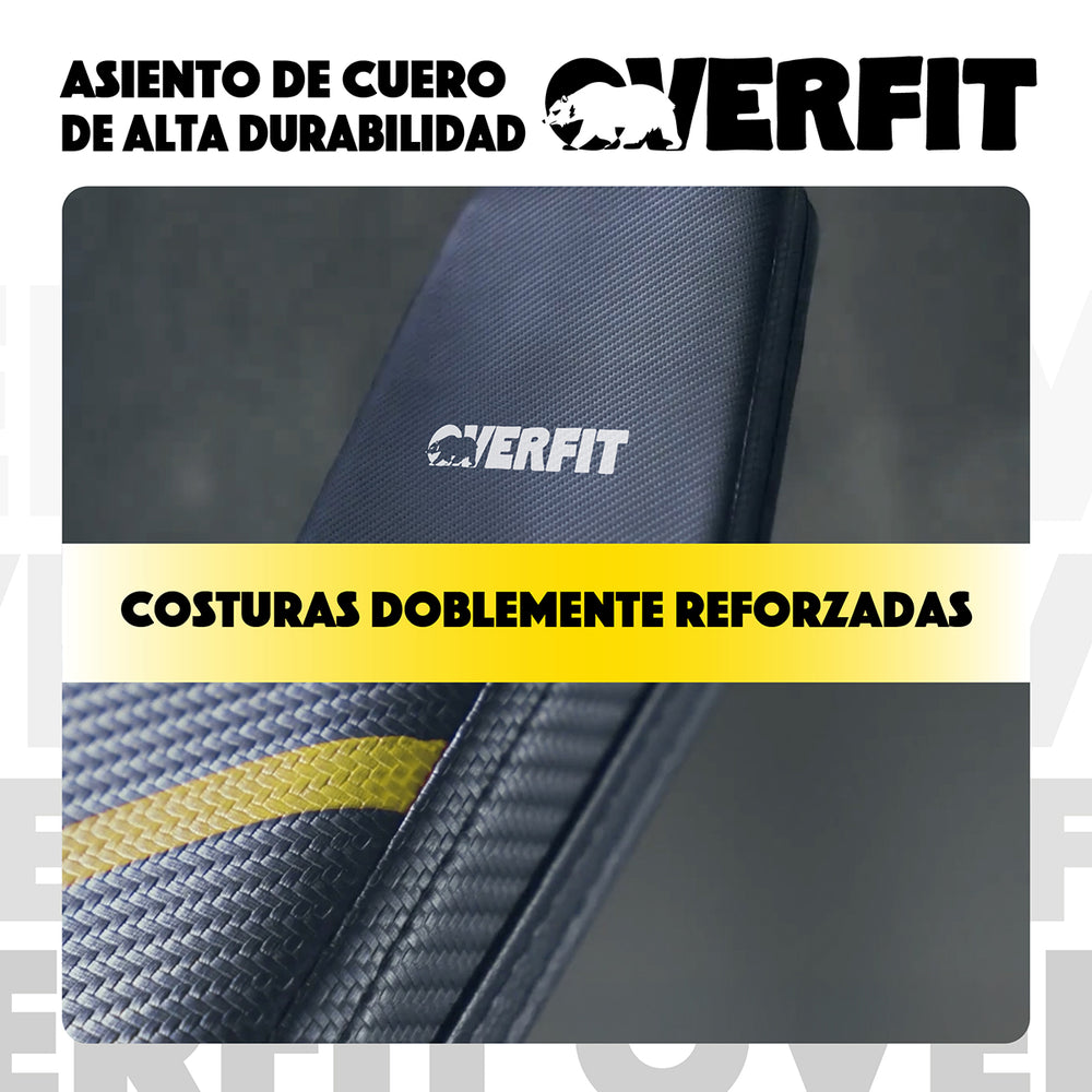 Banco Reclinable Gym Multifuncional Overfit Press Ajustable