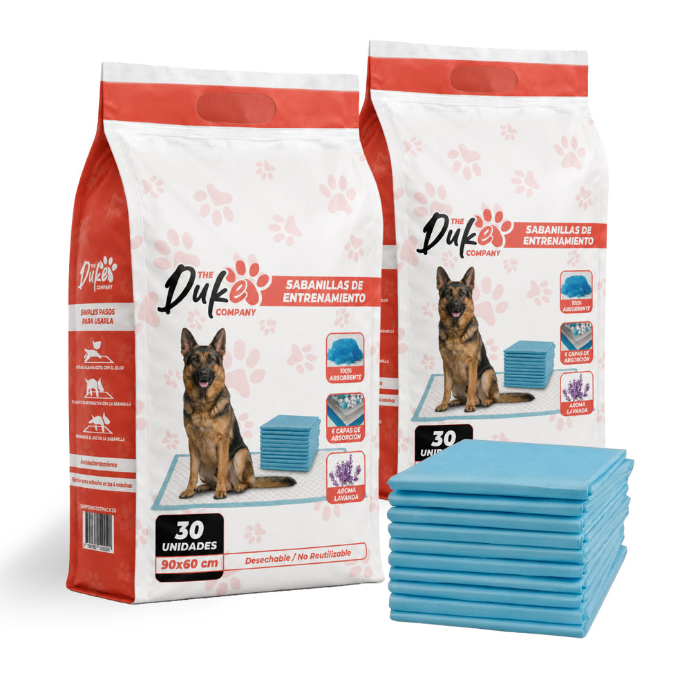 Pack 60 sabanillas Duke 90x60 cm vista pack doble