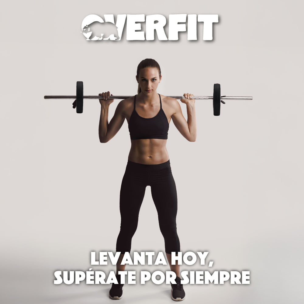 Par Discos Preolimpicos 5Kg Overfit PVC Set 2 Pesas Barra