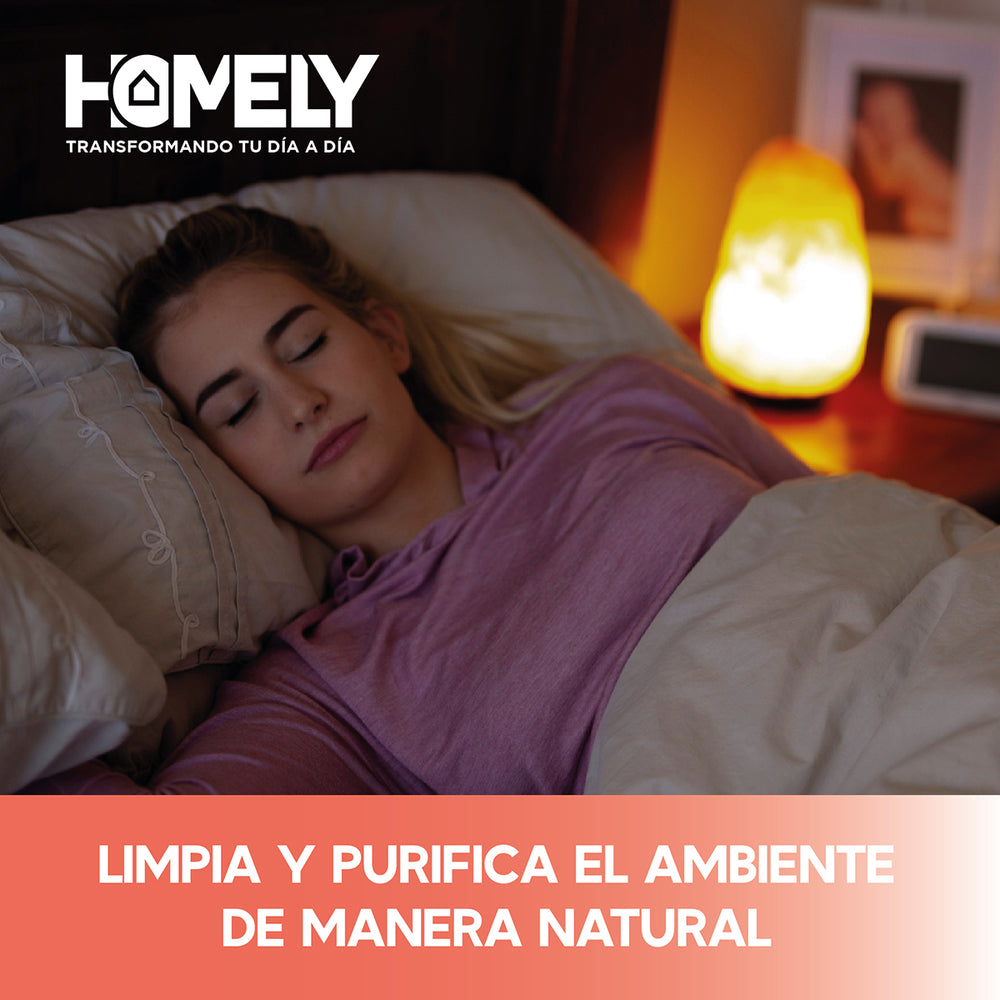Lámpara de sal Himalaya Roca Intensidad Regulable Dormitorio
