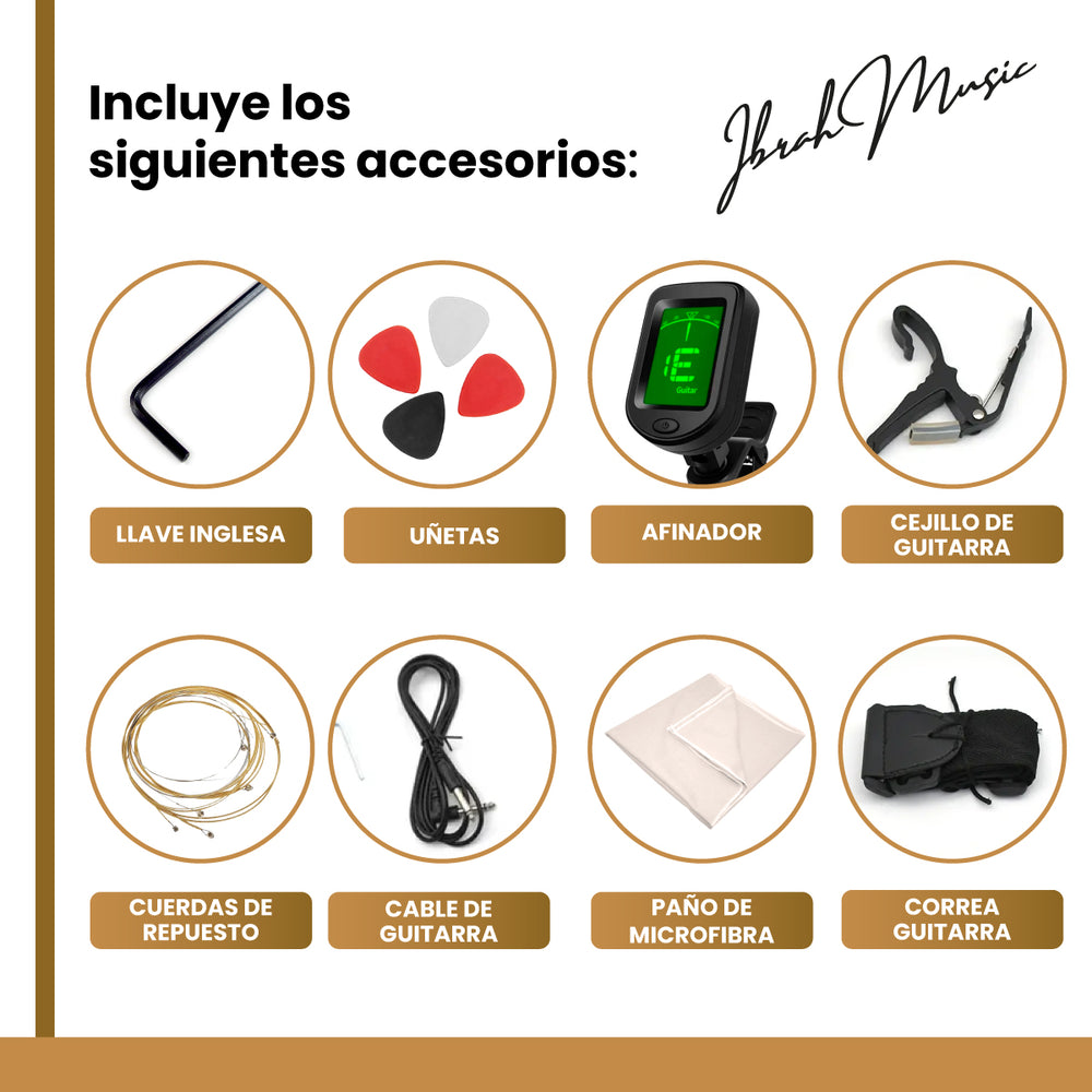 Guitarra Electrica Stratocaster Niño Ibrah 30 Pgds Amplif