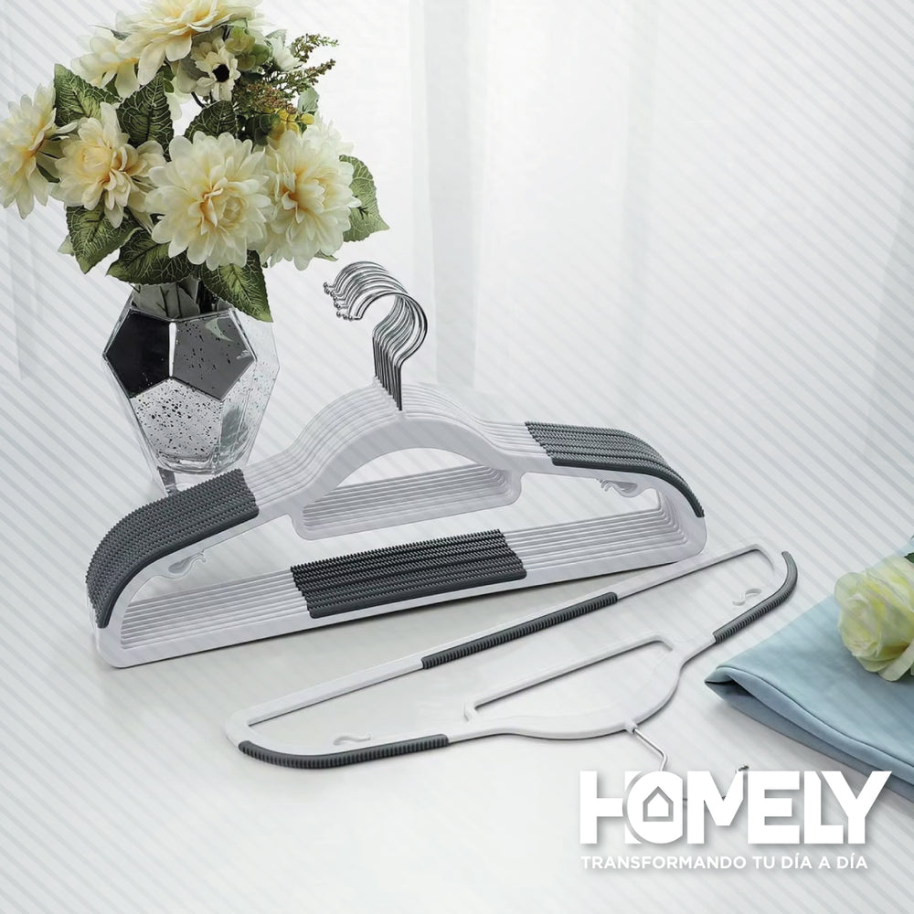 Colgadores Ganchos De Ropa Pantalon Homely Percha Set 30 U