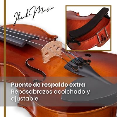 Pack Violín marrón + accesorios