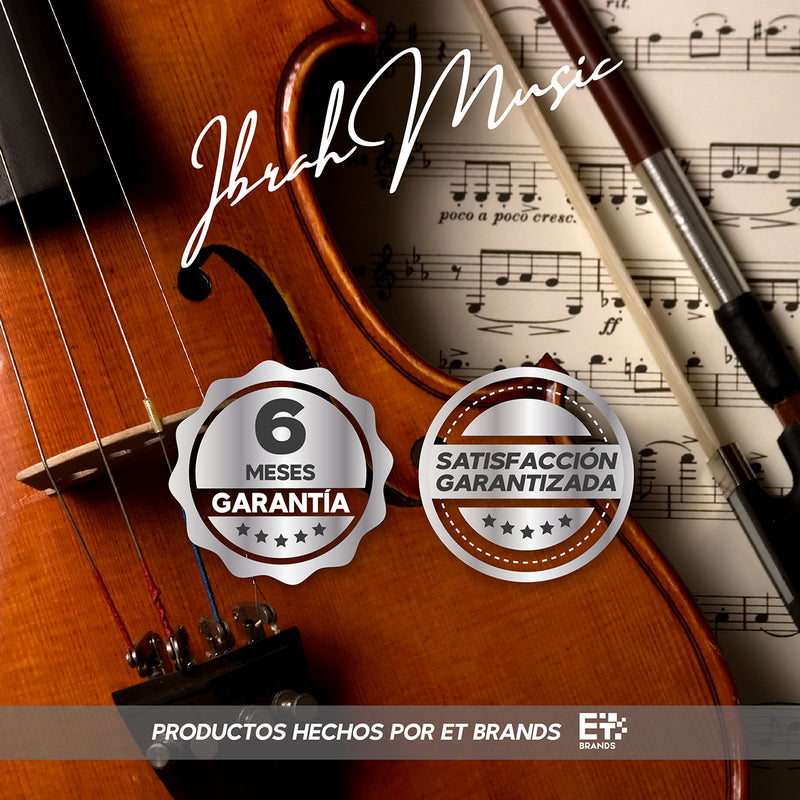 Violin 4/4 Acustico Ibrah Music Estuche y Arco + Accesorios