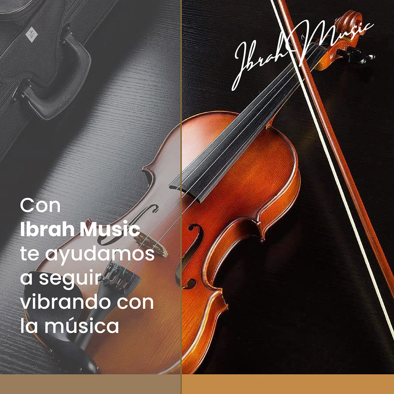 Violin 4/4 Acustico Ibrah Music Estuche y Arco + Accesorios