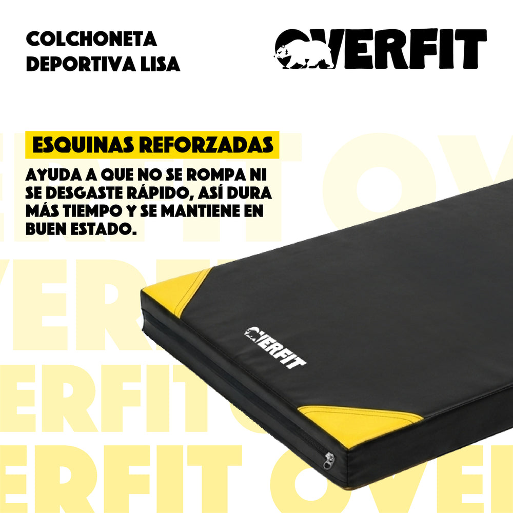 Colchoneta Deportiva Lisa Overfit 50mm Ejercicios Abdominal