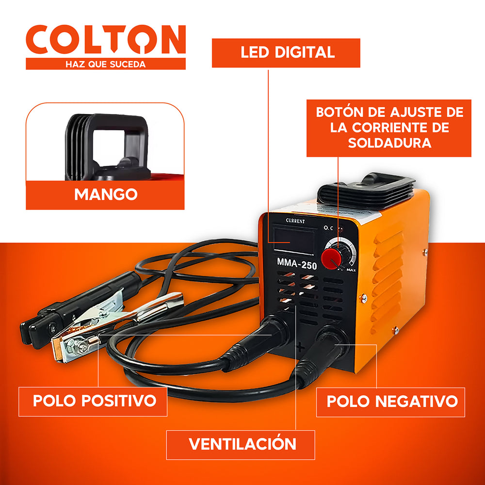 Soldadora Inverter Colton 4KW 220V + Accesorios
