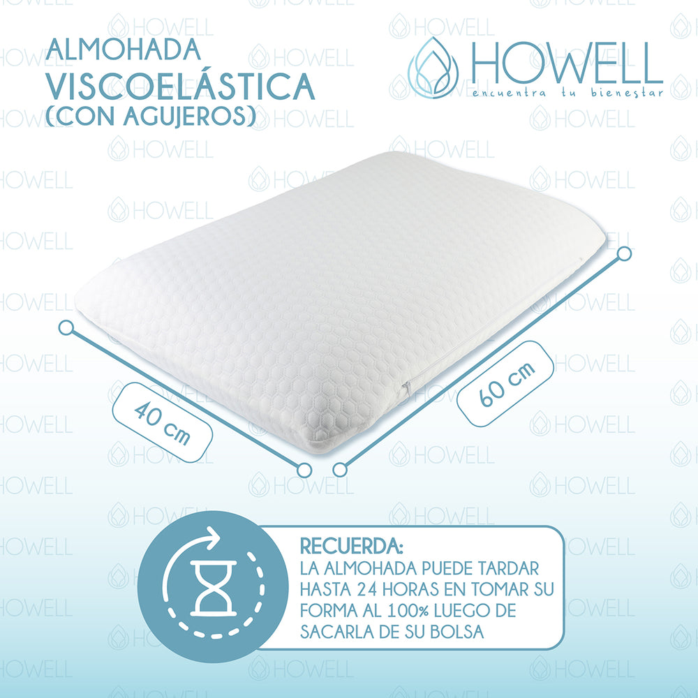Almohada Cervical Aircell Visco Howell Ortopedica Bambu
