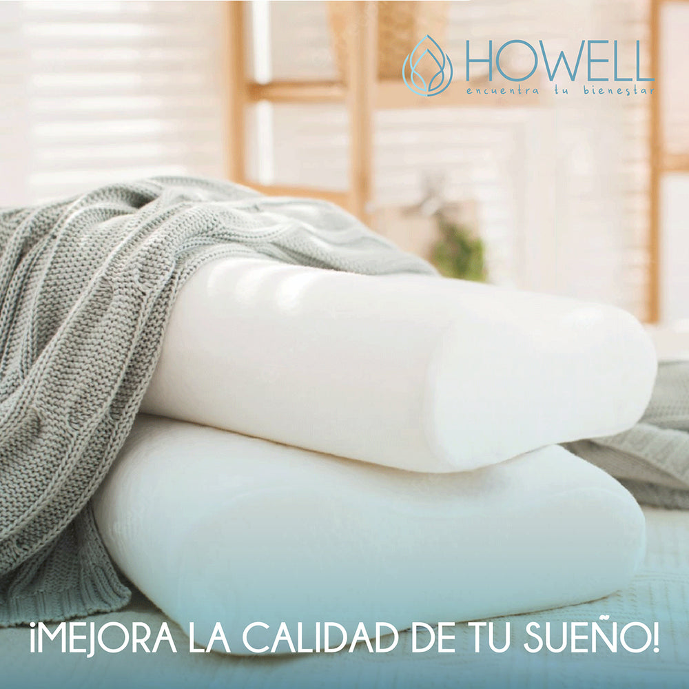 Pack X2 Almohada Memory Cervical Ortopédica Con Memoria