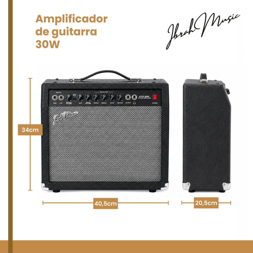 Amplificador Ibrah Music ATG-30 30W - Vista 3