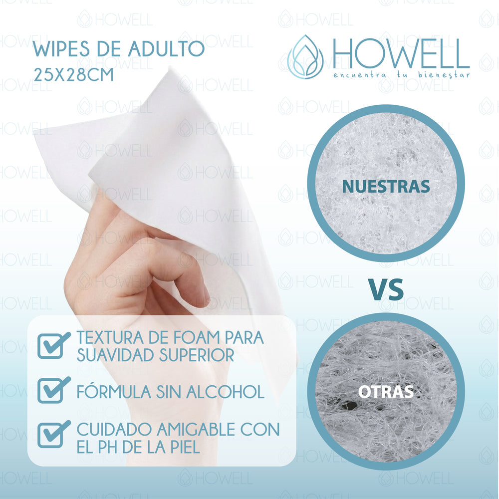 toallitas húmedas de adulto