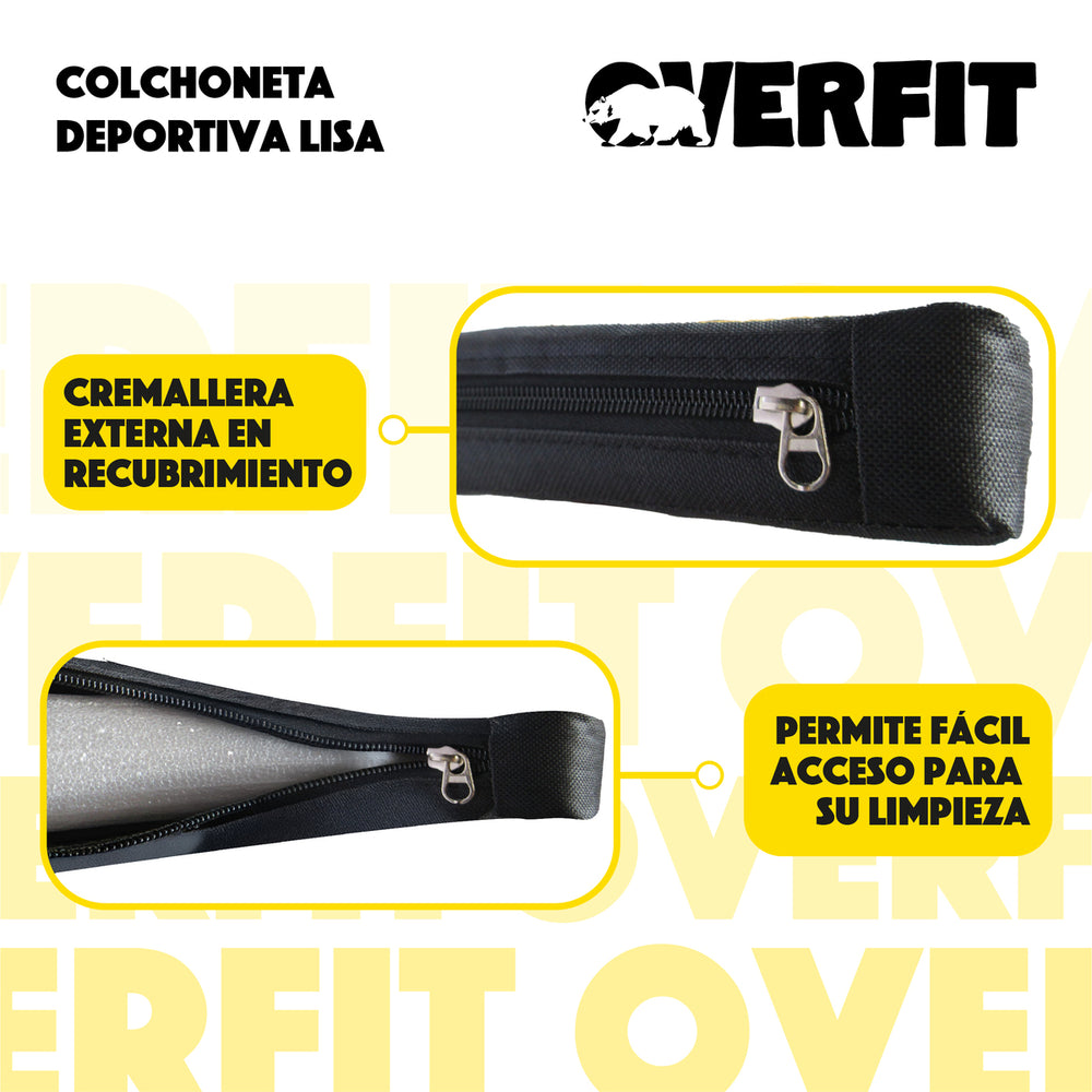 Colchoneta Deportiva Lisa Overfit 50mm Ejercicios Abdominal