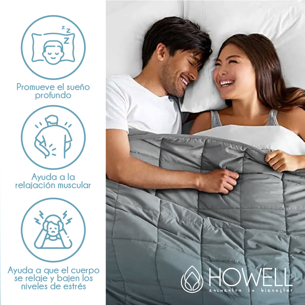 Manta de Gravedad Pesada Howell Single 8Kg Trastornos Sueño