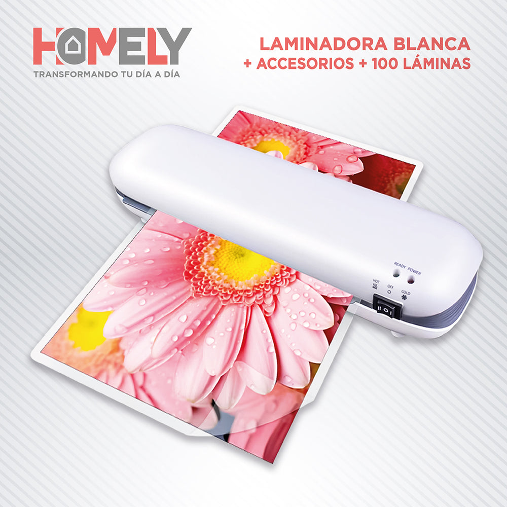 Termolaminadora Plastificadora Homely + Accesorios + Laminas