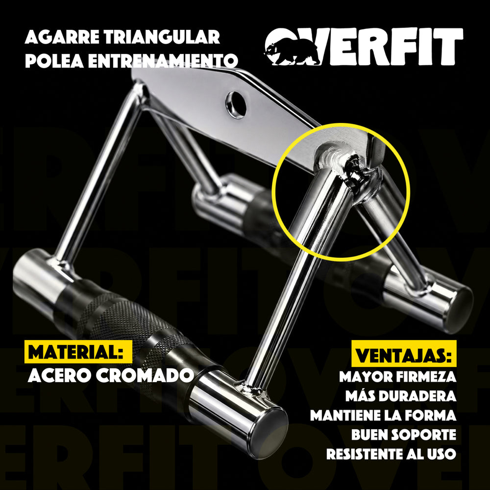Agarre Triangulo Engomado Pro Overfit - Vista 3